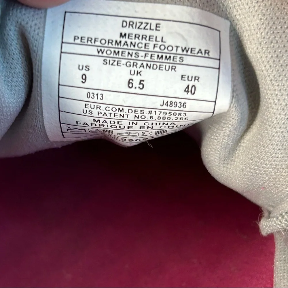 Merrell 'Drizzle' Women's Sneaker Training Athletic Running Workout Hiking Shoe